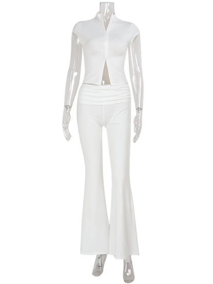 Women's Cutout Top & Trouser Set