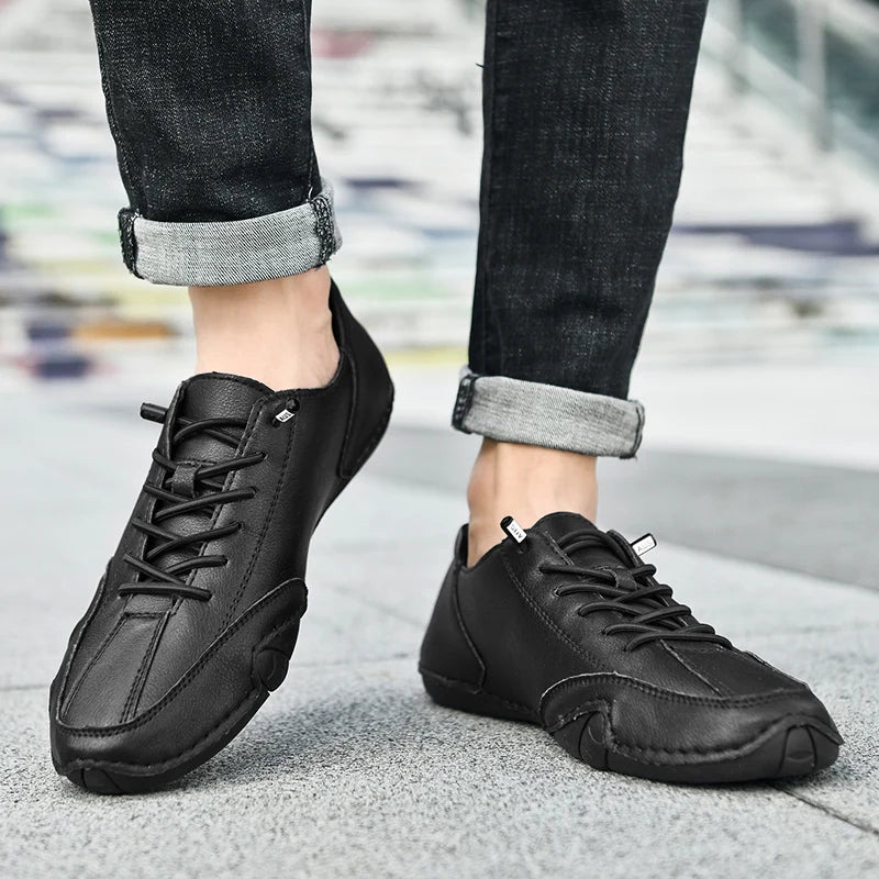 Men's shoes four season new plus size casual shoes fashion low-top soft sole breathable outdoor shoes men's sports walking shoes