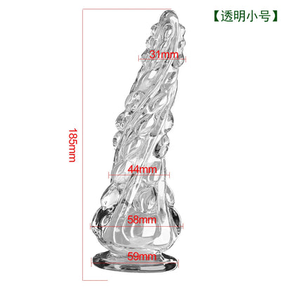 Squeezing Niuniu anal plug tentacle suction cup posterior chamber plug soft rubber irregular shaped penis female masturbator