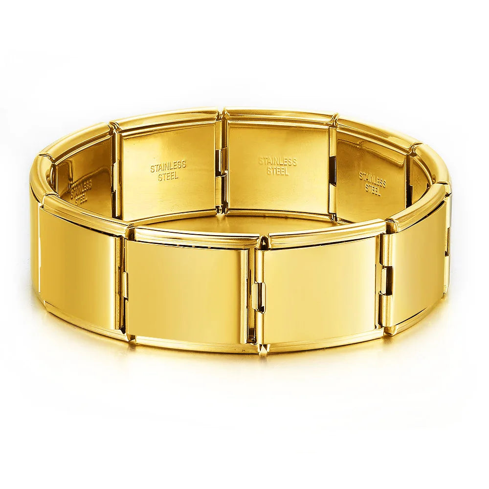 2025 Fashion Functional Elastic Bracelet Modular Bulk Italian Charms Links Fit Bracelet Stainless Steel Jewelry Wholesale