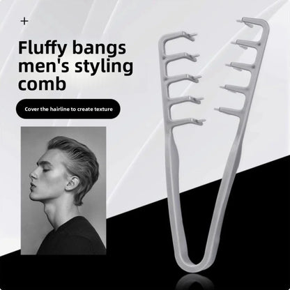 Men's Plastic Styling Comb,  Portable, Compact, and Easy to Store. Helps Style and Add Volume to Hair, Tame Flyaways