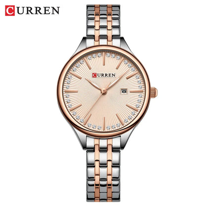 CURREN 9099 Watch for Woman Waterproof Stainless Steel Quartz Ladies Watch High Quality Women's Watches Elegant Female Clock