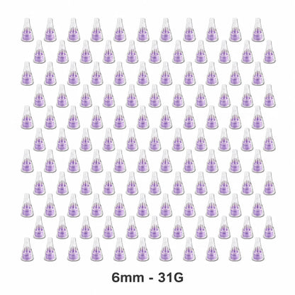 Disposable Insulin Pen Needles 4/5/6/8mm 31G 32G Universal for Insulin Injection Pens Sterile Single Use Fine Needle Accessories