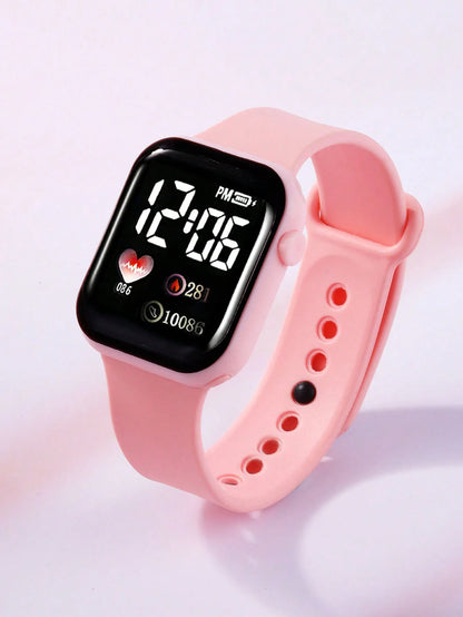 Small Square Technology Watch High Beauty Student Party Female Simple Fashion Watch Time Electronic Watch