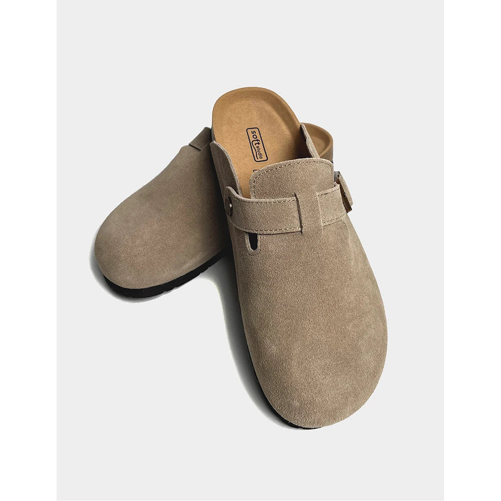 Women's Buckle-Detail Clogs