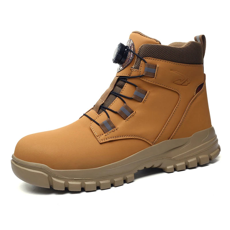 Work Safety Boots Men Waterproof Security Boots lightweight Industrial Steel Toe Work Shoes Protective Men Safety Shoes Size 48
