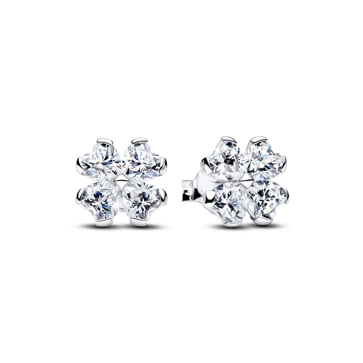925 Sterling Silver Floral Necklaces Stud Earrings Charms Four‑Leaf Clover Sugar Skull Tiger Ghost Beads Fit Bracelet Jewelry