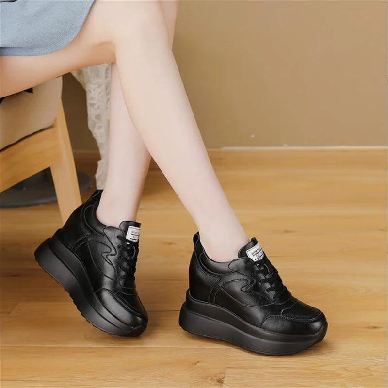 Women's Lace-Up Platform Sneakers