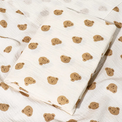 2Pc 80*80cm Cotton Muslin Baby Receiving Blankets for Girls and Boys Newborn Muslin Swaddle Blanket Bedding Infant Bath Towel