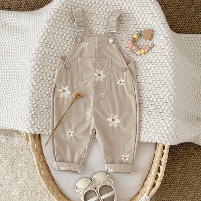 Korean Style Infant Toddler Clothing Boys Girls Summer FashionOveralls Pants Korean Version Casual Trousers Suitable for 0-3Y