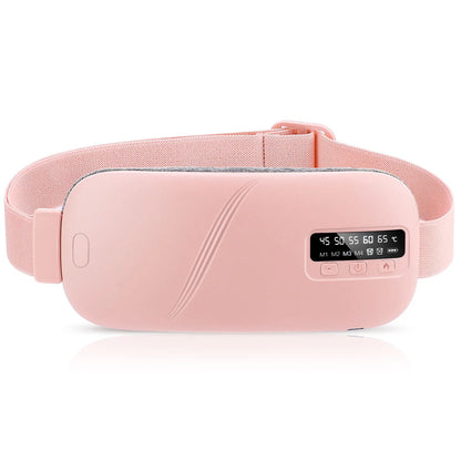 Women Period Heating Belt 4 Modes Menstrual Relief Heating Pad Vibration Massage Belt Reduce Dysmenorrhea Abdominal Warmer Belt