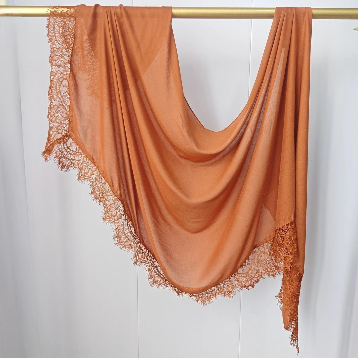 Ramadan Rayon Cotton Modal Hijab Scarf Lace L Edge Splicing Turban Breathable Shawl Cotton Plain Scarf Headscarf Women Hijabs