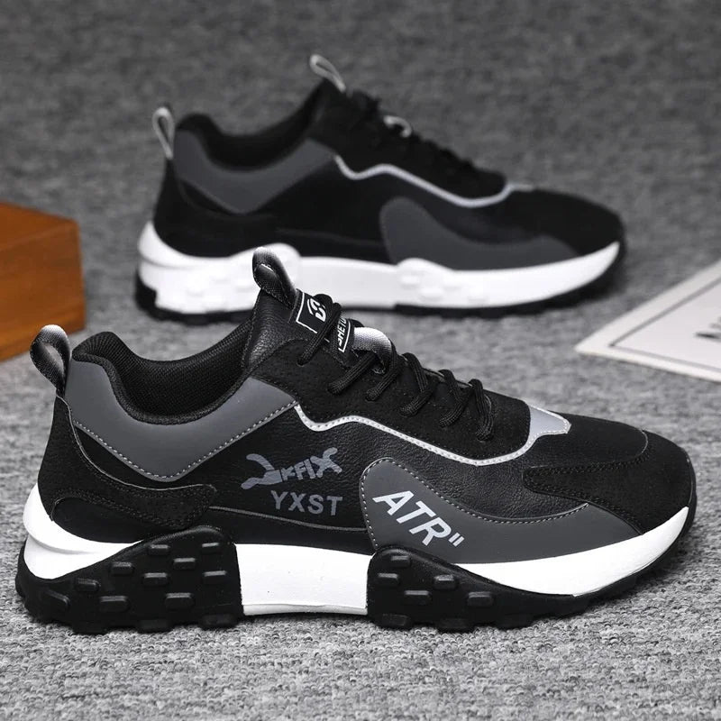 Men's Fashion Outdoor Lightweight Anti-slip Breathable Soft Bottom Wear-resistant Comfortable Sports Casual Running Shoes