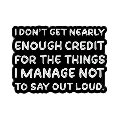 Funny Phrase Collection Enamel Pins Hold On Let Me Chat GPT This Low Battery I May Be Wrong But I Doubt It Brooches Jewelry Gift