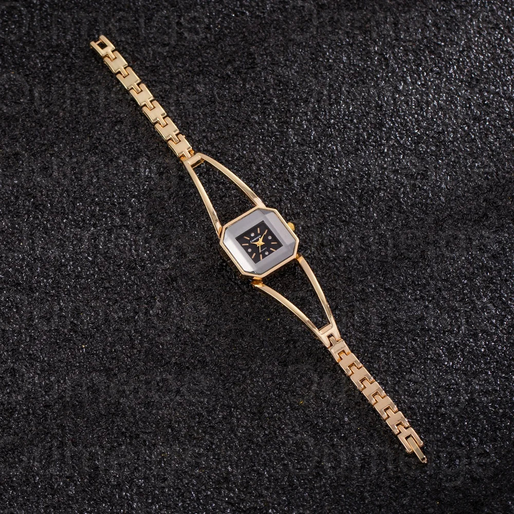 Simple Style Watch Women Top Brand Luxury Hollow Analog Quartz Wristwatches Fashion Elegant Ladies Watch Clock Gift Reloj Mujer
