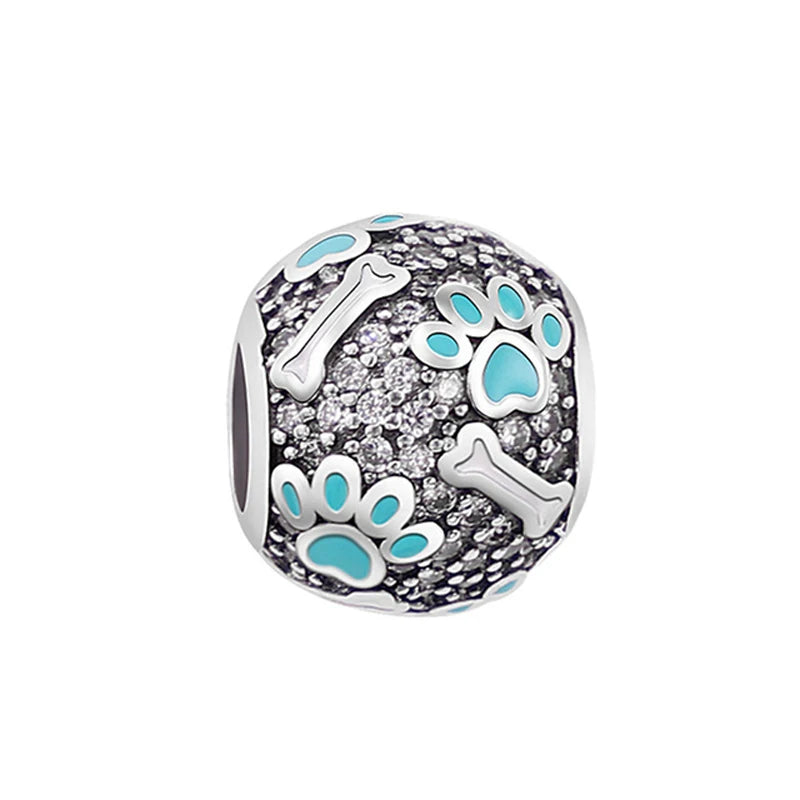 2025 New Hot Selling Colorful Love Puzzle Charm Bead Jewelry 925 Silver Original Women's Bracelet DIY Jewelry Gift
