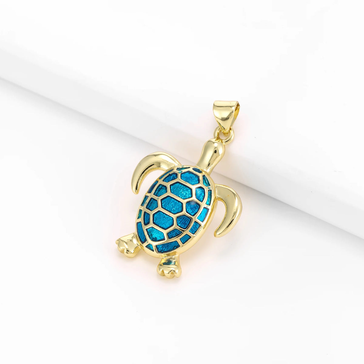 Excellence 5 Colors Sea Turtles Shaped Pendant Copper Zircon Jewelry Nacklace Accessories Dinner Party For Women Gifts Wholesale