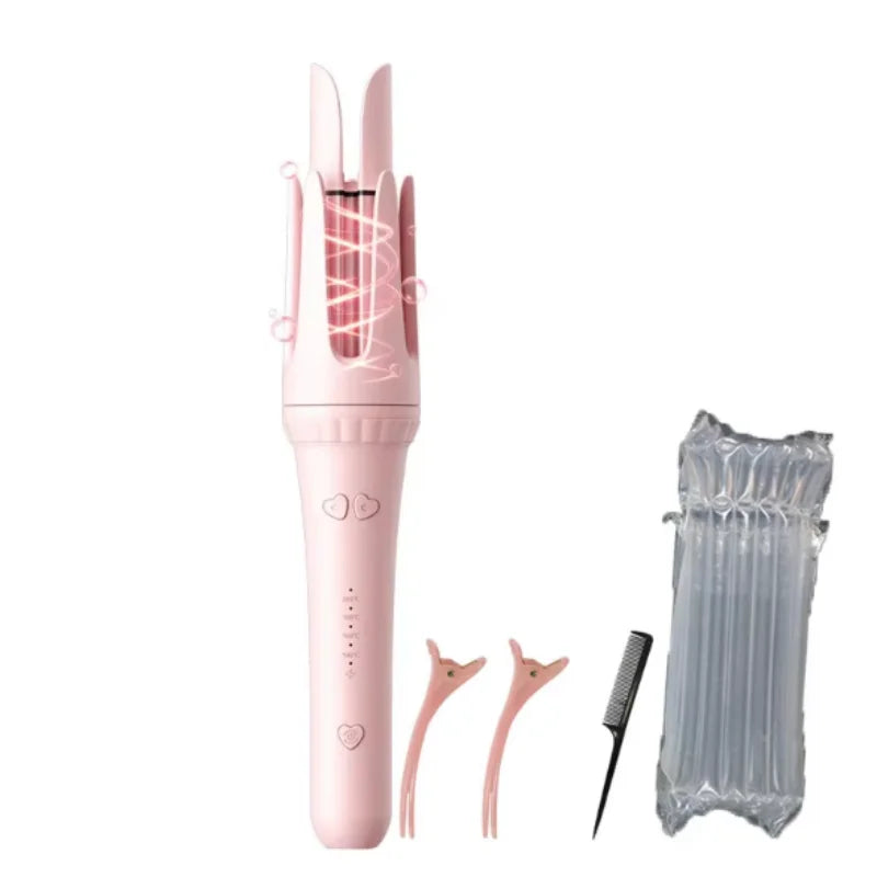 32mm Hair Curling Wand Professional Portable Curler Iron Electric Curly Tongs for Creating Various Hairstyles for Hair Makeover