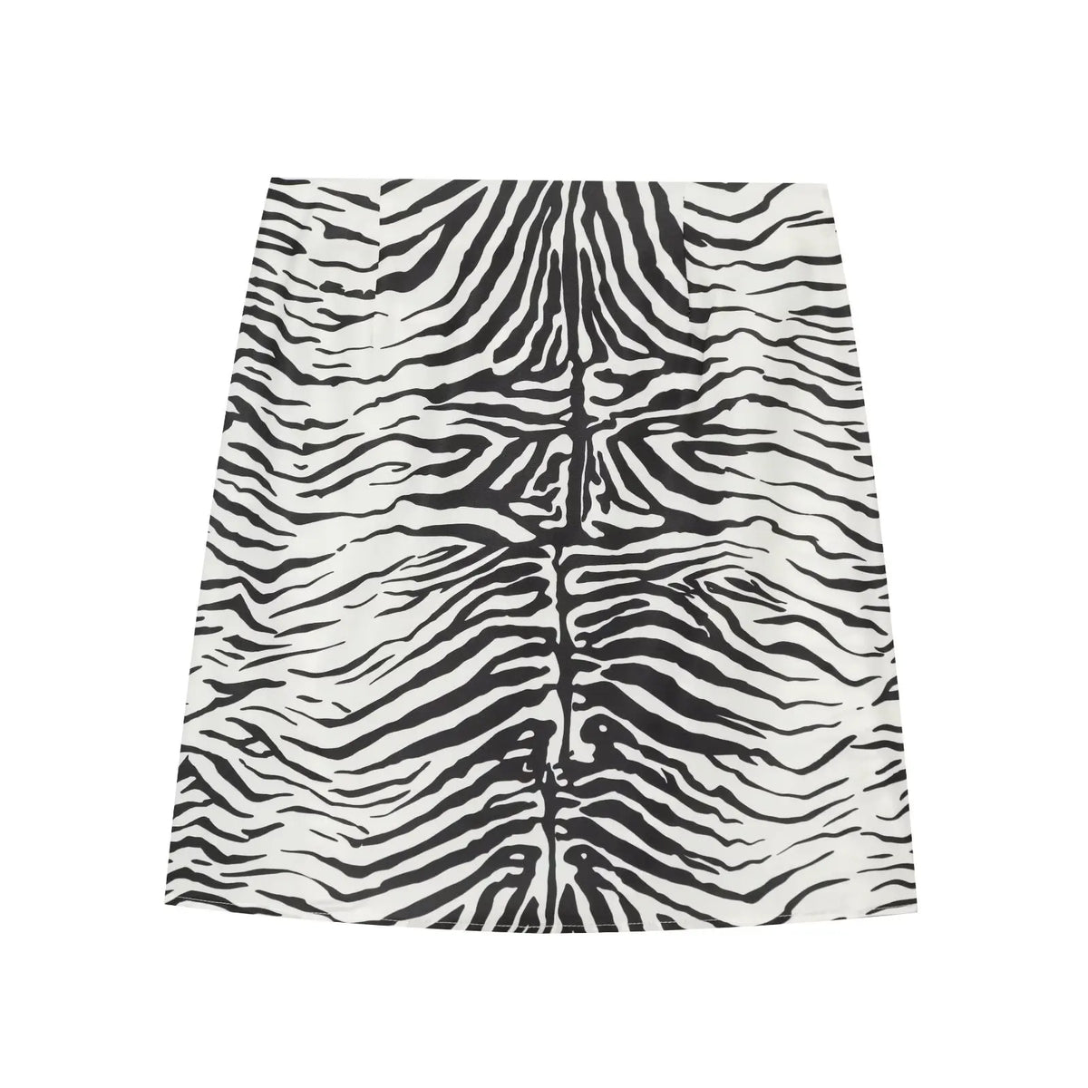 HH Vintage Zebra Print Midi Skirt Women's 2026 Autumn Low Waist Y2K A-Line Skirt Elegant Sexy Hot Girl Elegant Casual Skirt