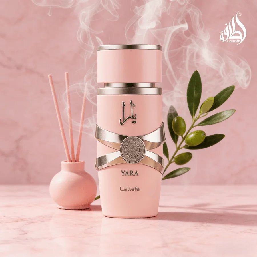 Lattafa Yara Eau De Parfum 100ml/3.4oz For Women - Viral Famous Fragrance With Vanilla, Marshmallow, Strawberry & Tropical Fruit Notes | Long-Lasting Creamy Gourmand Scent | Feminine Luxury Arabian Perfume In Iconic Pink Bott