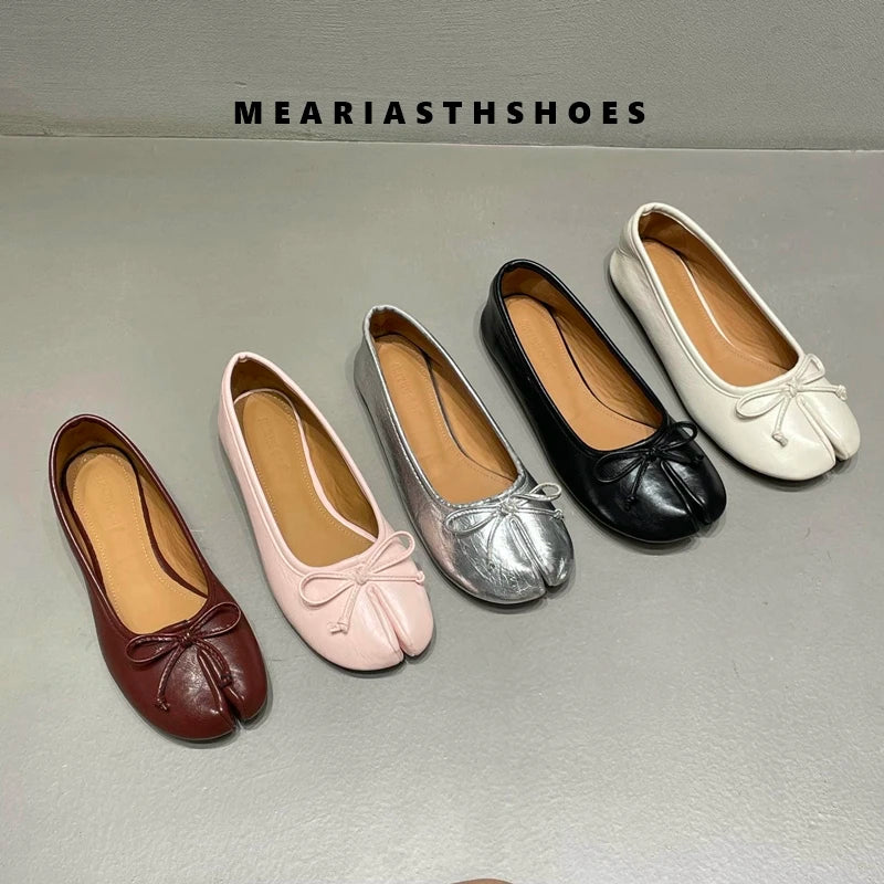 Women's Split-Toe Flats in Style Options