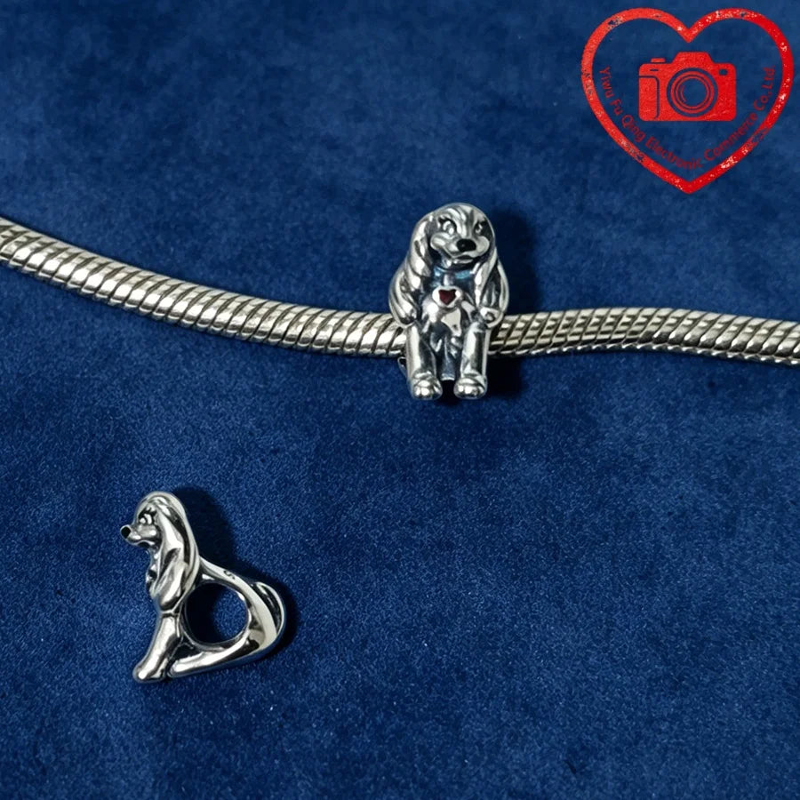 New Original Charms DIY Women Jewelry Gifts Fox Rabbit Chicken Pig Pet Dog Elephant Beads Fit 925 Silver Bracelets Accessories