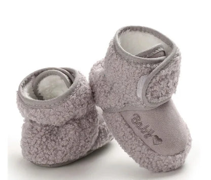 Baby Walking Shoes 0 to 1 Year Old Baby Cotton Shoes Soft Soled Velcro Warm with Thick Winter Snow Boots Calzados Para Bebe