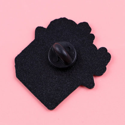 Funny Quotations plz use it Enamel Pin Flower Badges Lapel Pins for Clothes Backpacks Raccon Brooch Jewelry Gifts for Friends