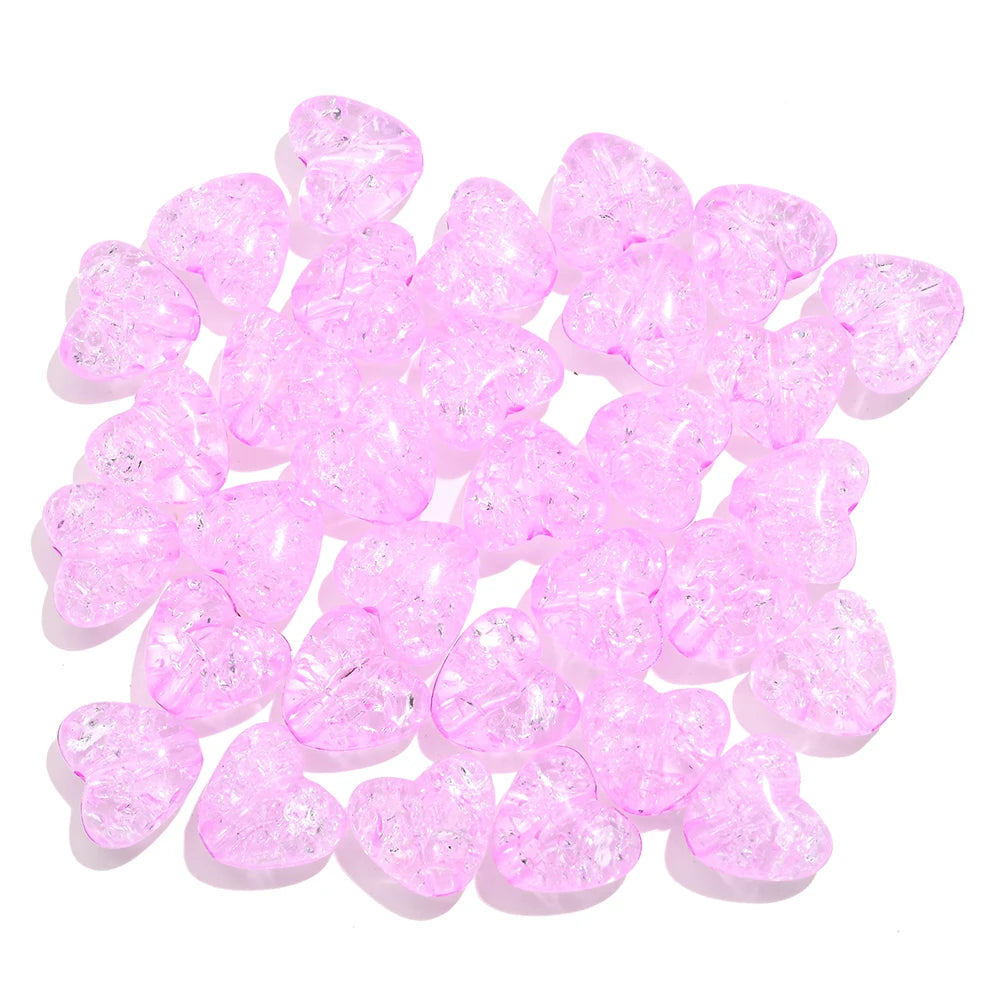 50pcs 11mm Clear Acrylic Burst Beads Candy Color Star Spacer Beads DIY Handmade Beaded For Jewelry Findings Bracelet Accessories