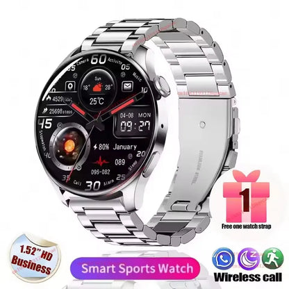 2026 New Smart Watch Men Women AMOLED HD Screen GPS Motion Trajectory Heart Rate Bluetooth Calls SmartWatch Waterproof Pk HT30
