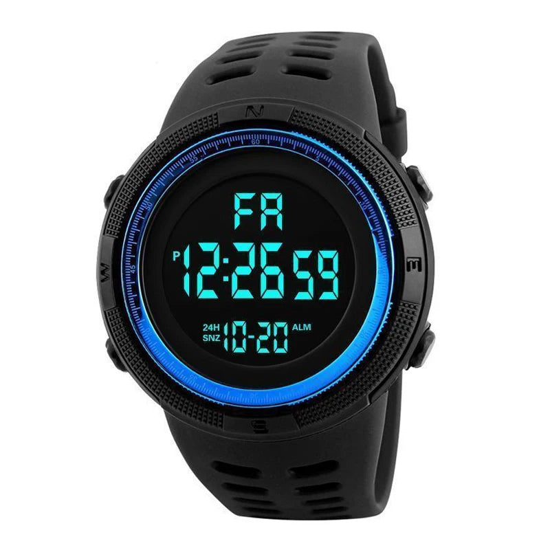 Trendy Unisex Multifunctional Digital Watch, Night Light, Student Sports Electronic Watch