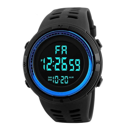 Trendy Unisex Multifunctional Digital Watch, Night Light, Student Sports Electronic Watch