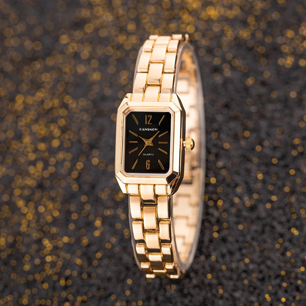 Simple Style Watch Women Top Brand Luxury Hollow Analog Quartz Wristwatches Fashion Elegant Ladies Watch Clock Gift Reloj Mujer