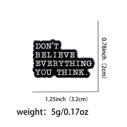 Funny Quotations plz use it Enamel Pin Flower Badges Lapel Pins for Clothes Backpacks Raccon Brooch Jewelry Gifts for Friends