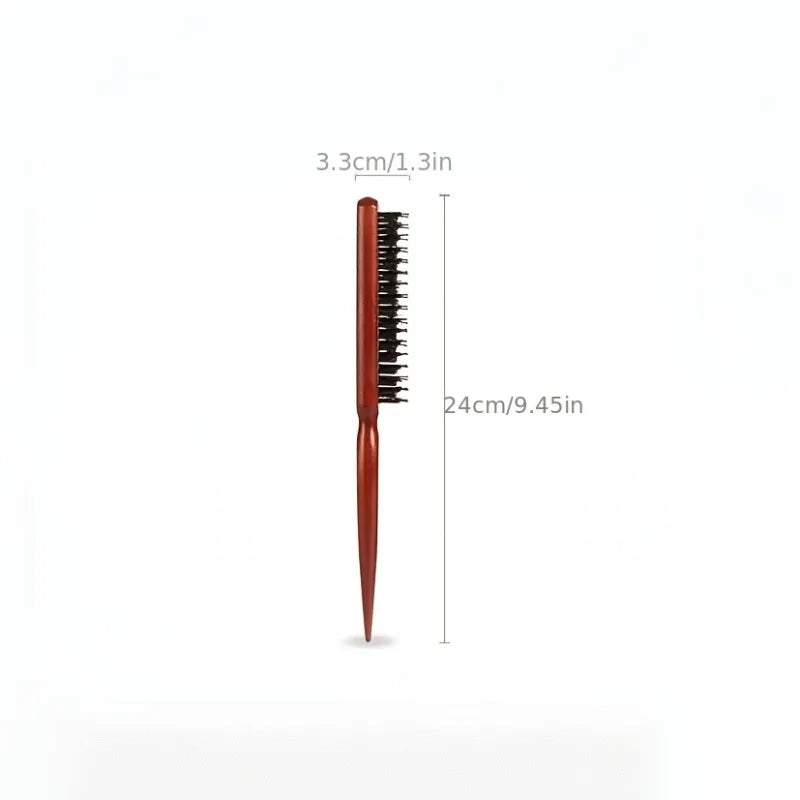 1 PCS Three Row Pointed Head Tail Comb Scalp Massage Hairstyle Design Multifunctional Tool Suitable for Different Hair Types