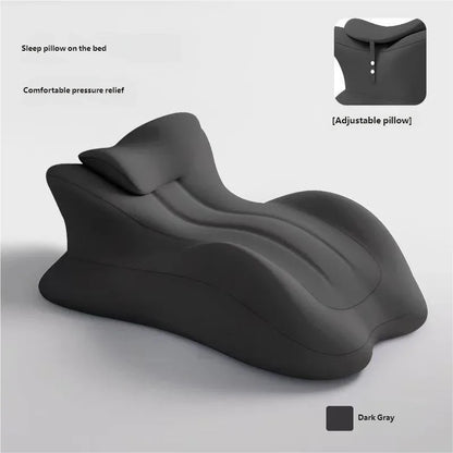 Wedge Memory Foam Pillow Ergonomic Multi-Positional Body Pillow with Removable Cover Soft Support Pillow