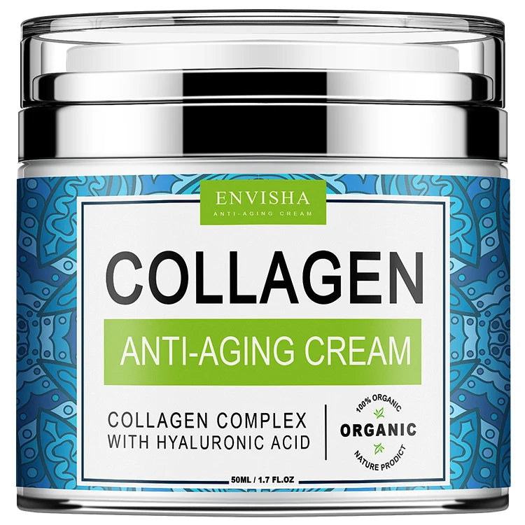 ENVISHA Face Skin Care Retinol Collagen Complex Cream Deeply Moisturizes Firming Nourishes Rejuvenating Smoothing Beauty Health