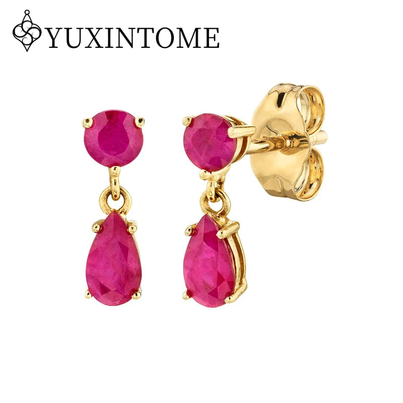925 Sterling Silver Ear needles Crystal Zircon Small studs Earrings for Women gold-plated round Piercing Earrings New in 2022