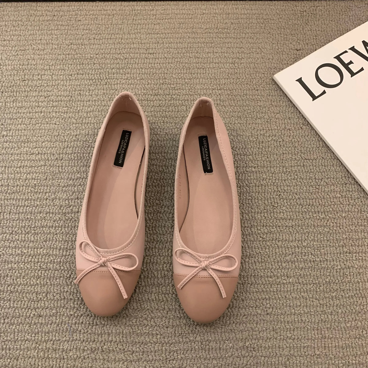 Bailamos Women Brand Ballet Shoes Fashion Bow In Autumn 2022Pregnant Women's Flats Casual Women's Dress Shoes Mujer