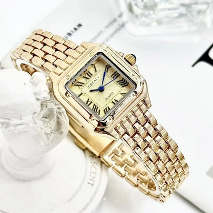 Hot Elegant Luxury Women's Watches Waterproof Gold Watch Quartz Watches Without Box Ladies Relojes Wristwatches