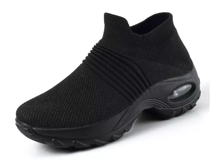 Summer Women Sneakers Thin Woven Mesh Breathable Casual Shoes 2025 New Hiking Thick Soled Shoes for Women Zapatillas De Mujer