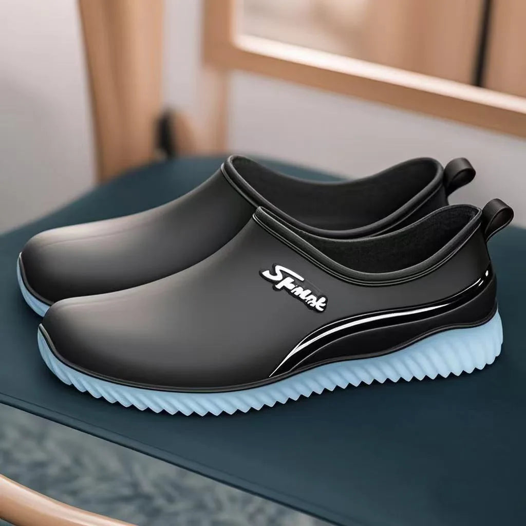 women's plush rain shoes warm waterproof galoshes woman low top rainshoes female chef work shoes ladies green water shoes 2026