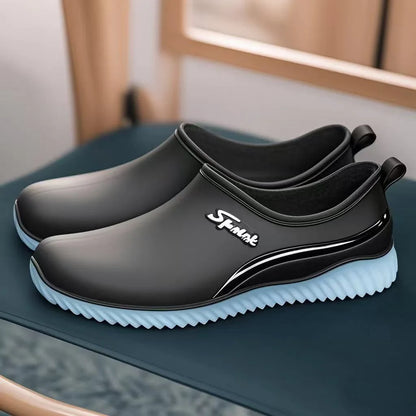 women's plush rain shoes warm waterproof galoshes woman low top rainshoes female chef work shoes ladies green water shoes 2026