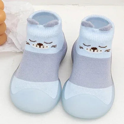 Baby Socks Shoes Infant Color Matching Cute Kids Boys Shoes Doll Soft Soled Child Floor Sneaker BeBe Toddler Girls First Walkers