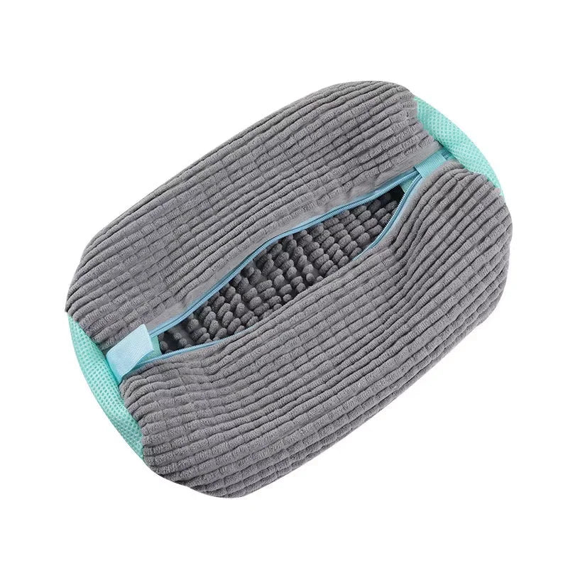 Durable Shoe Washing Machine Bag for All Shoe Types, Shoe Cleaner with Zipper for Sneakers and Casual Shoes Laundry Wash Bag