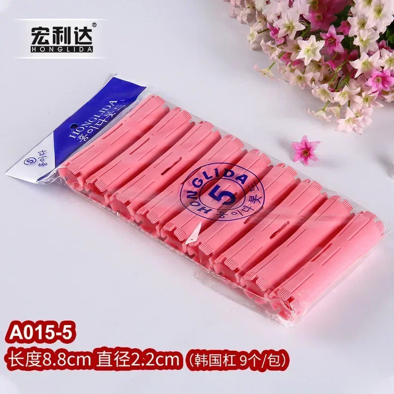 Hair Perm Rods Cold Wave Rods Hair Curling Rollers Curlers Steel Pintail Comb Hair Curler No Heat for Women Long Short Hair