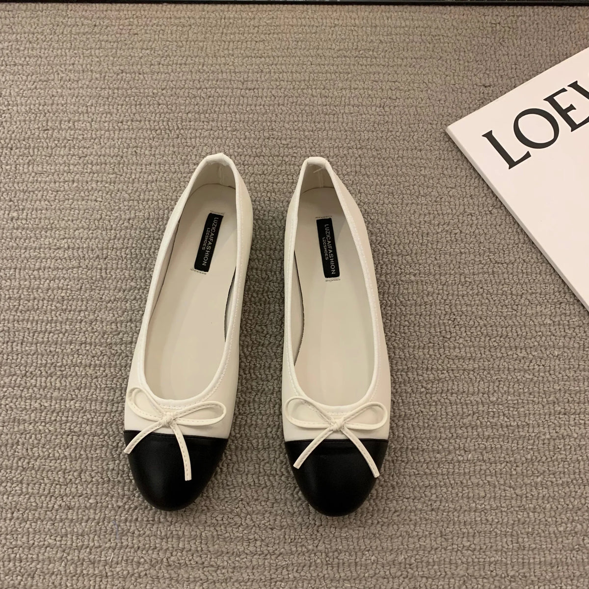 Bailamos Women Brand Ballet Shoes Fashion Bow In Autumn 2022Pregnant Women's Flats Casual Women's Dress Shoes Mujer