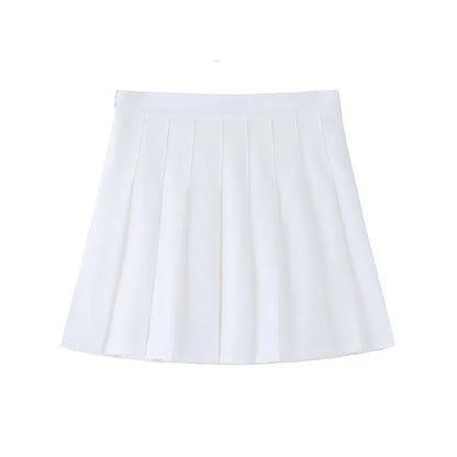 1pcs Spring Summer Womens Mini Skirts Girls Pleated Skirts Lady High Waist Cute Pink Skirt Student Short Skirt JK Uniform Skirts