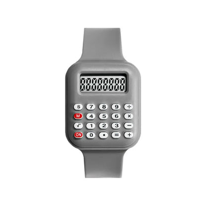 Creative Calculator Watch Cartoon LED Digital Kids Watch Fashion Sports Electronic Watch for Boys Girls Kids Student Gift Clock