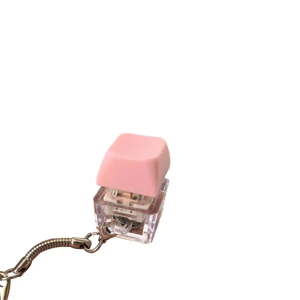 1/4/5/9 Button Keyboard Fidget Clicker Mechanical Keyboard Fidget Keychain For Gifts To Pass The Boring Time